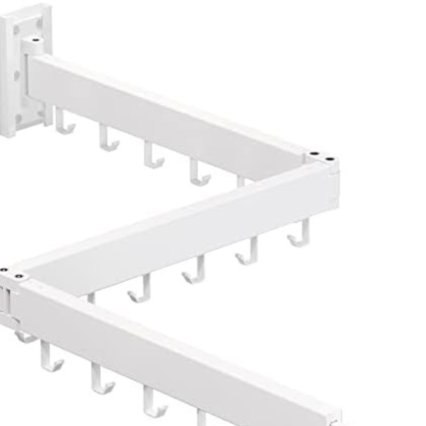 wall mount collapsible hangers Laundry Organiser Hangable Room Installation